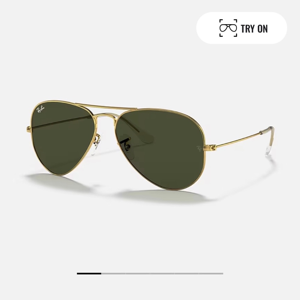 Ray Ban Aviator Large Gold frame Green lens